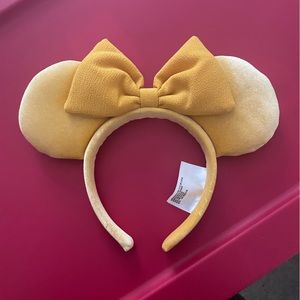 Disney velvet yellow ears